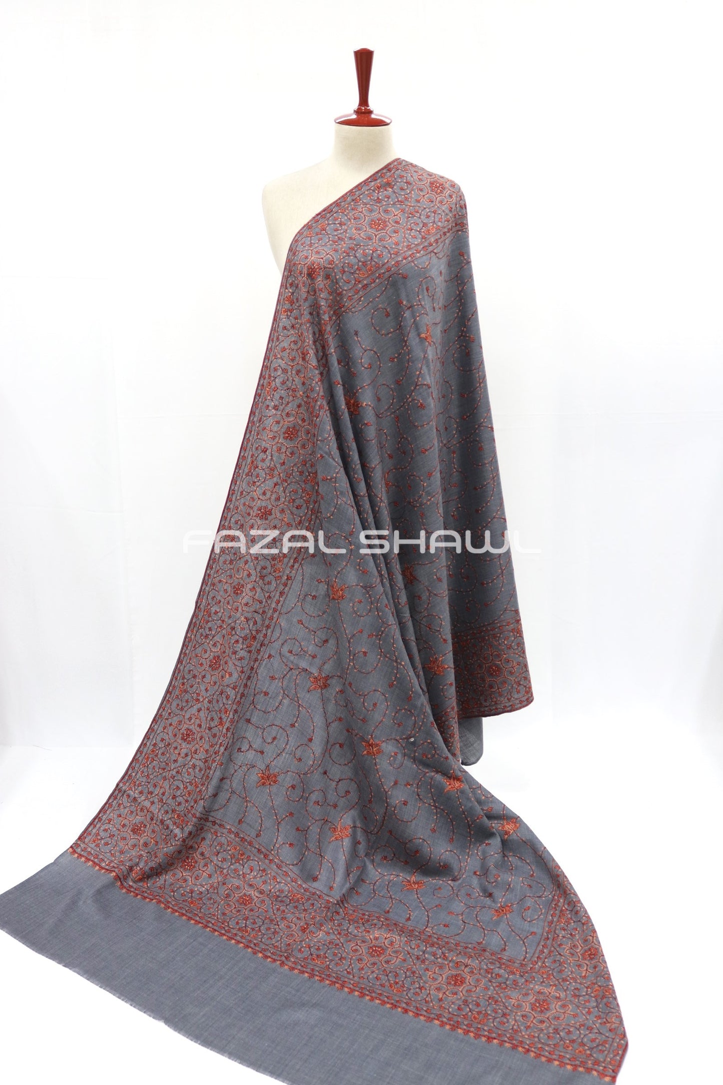Four Side Border EMB Jaal