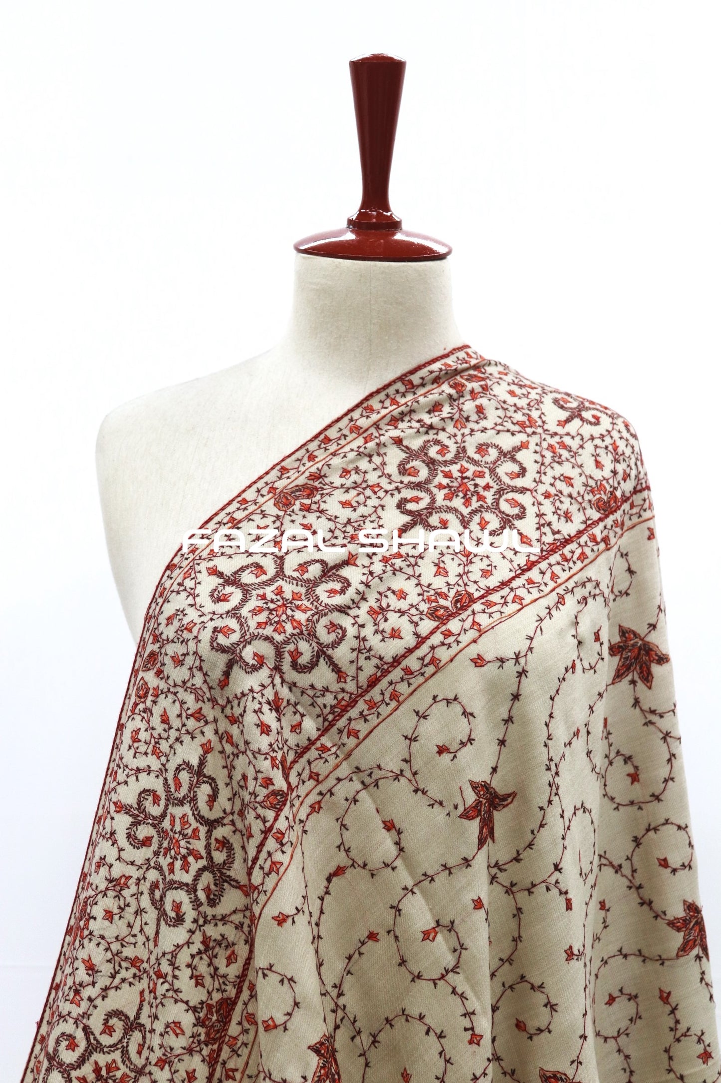 Four Side Border EMB Jaal