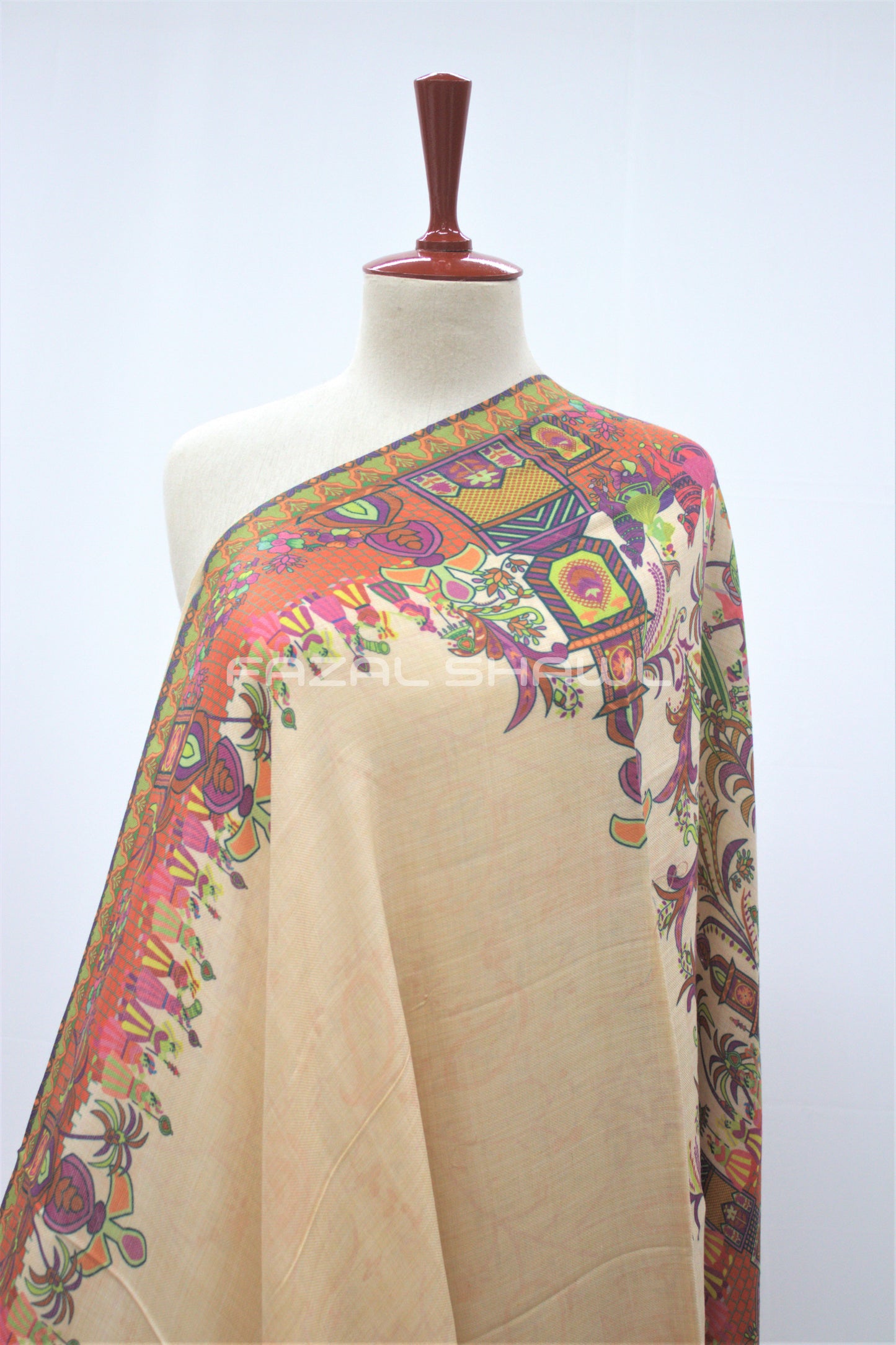 Kalamkar Border Print