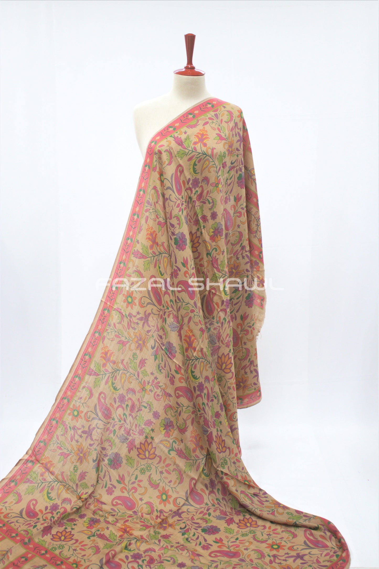 Kalamkar Flower Print Jaal