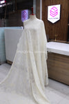 FULL SIZE SILK LAWN EMBROIDER SHAWL