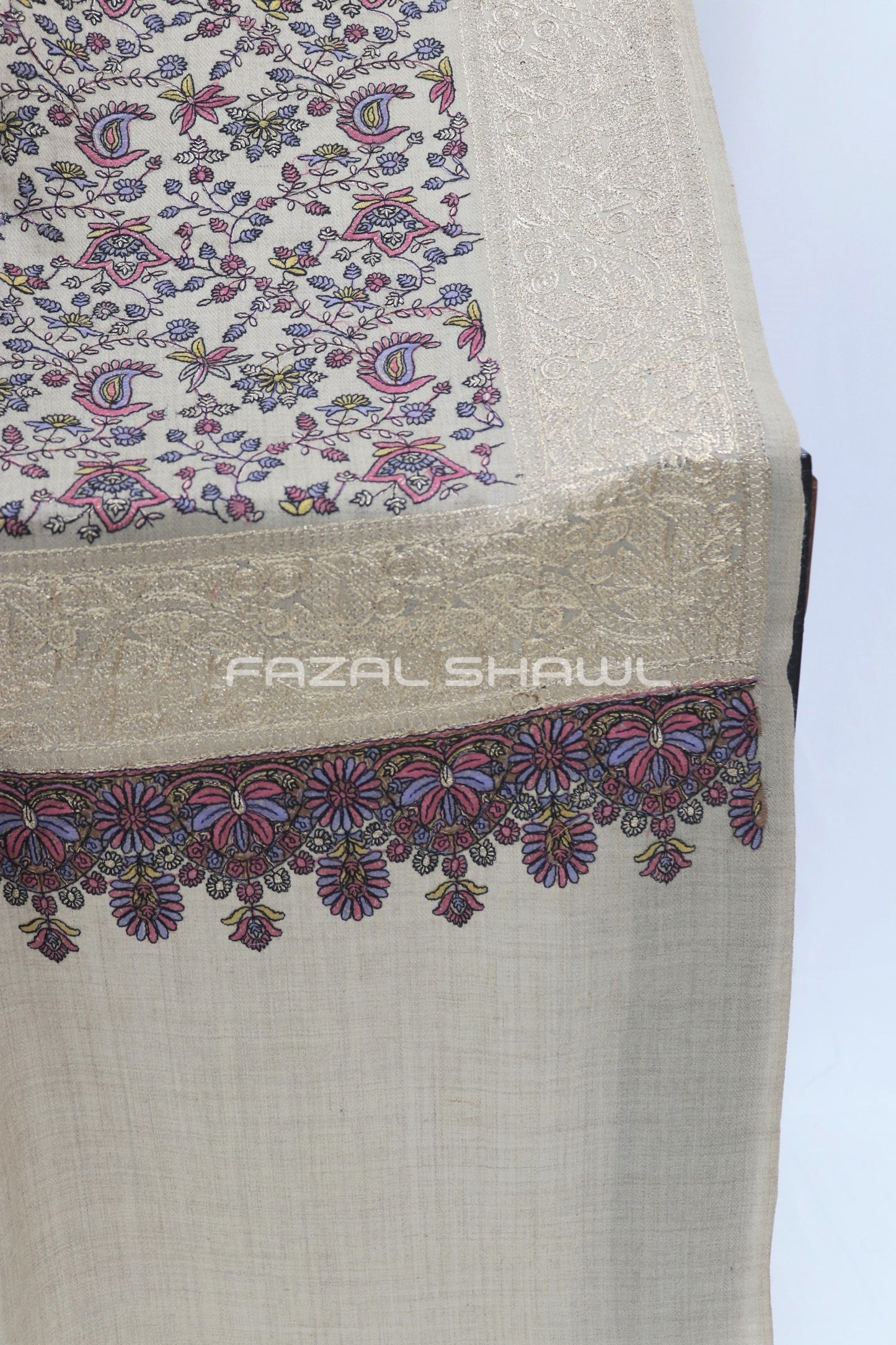 Zari Multi Border Jall