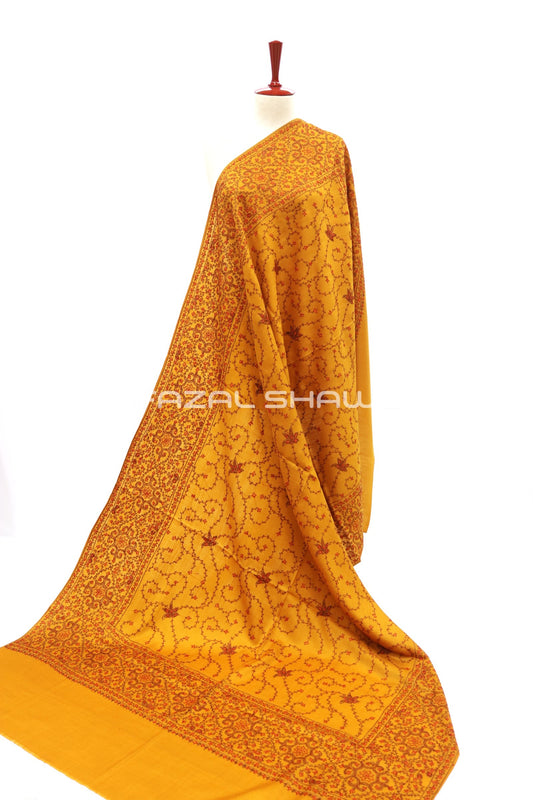 Four Side Border EMB Jaal