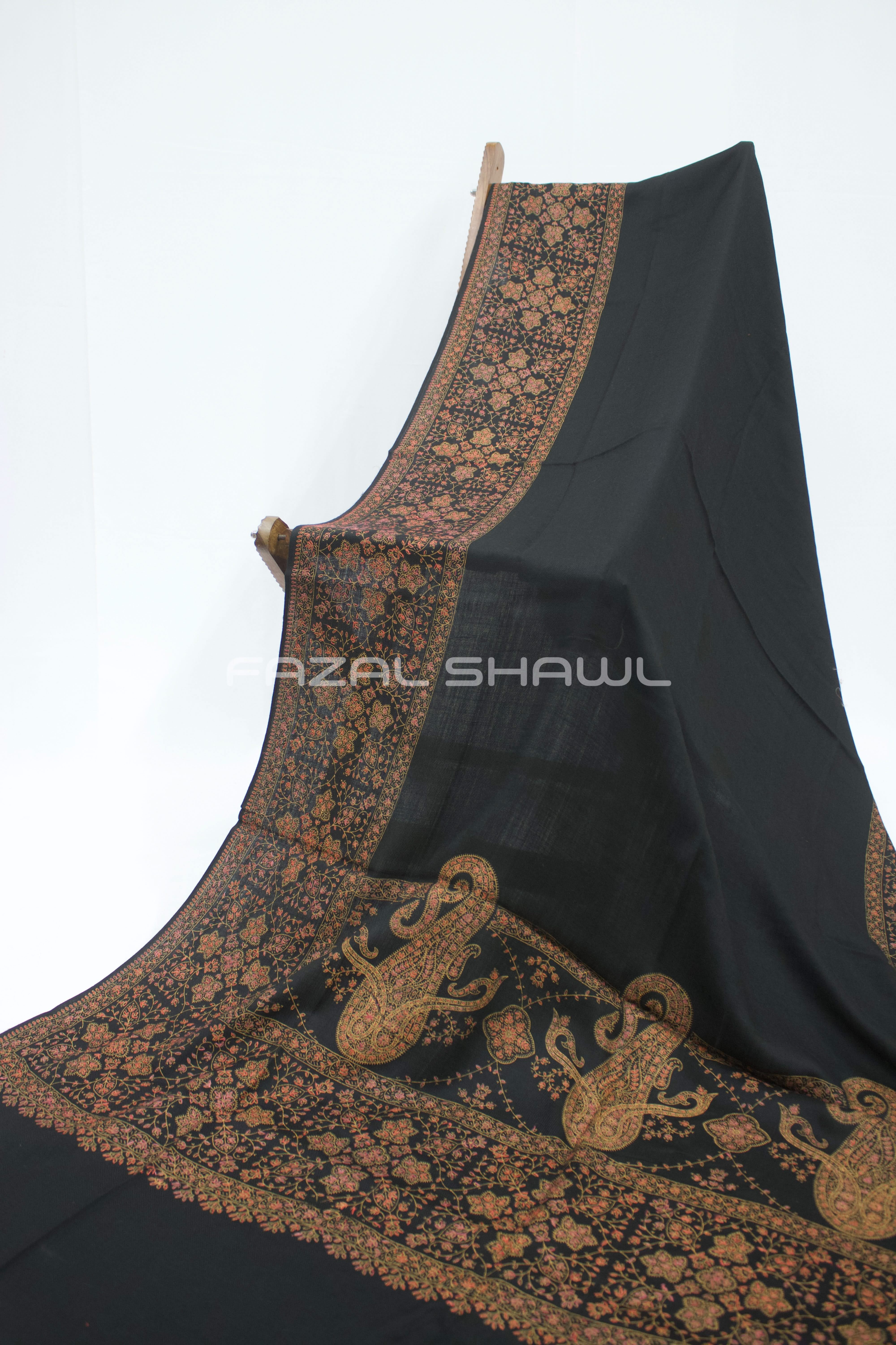 Pala Border And Fish Embroidary