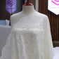 FULL SIZE SILK LAWN EMBROIDER SHAWL