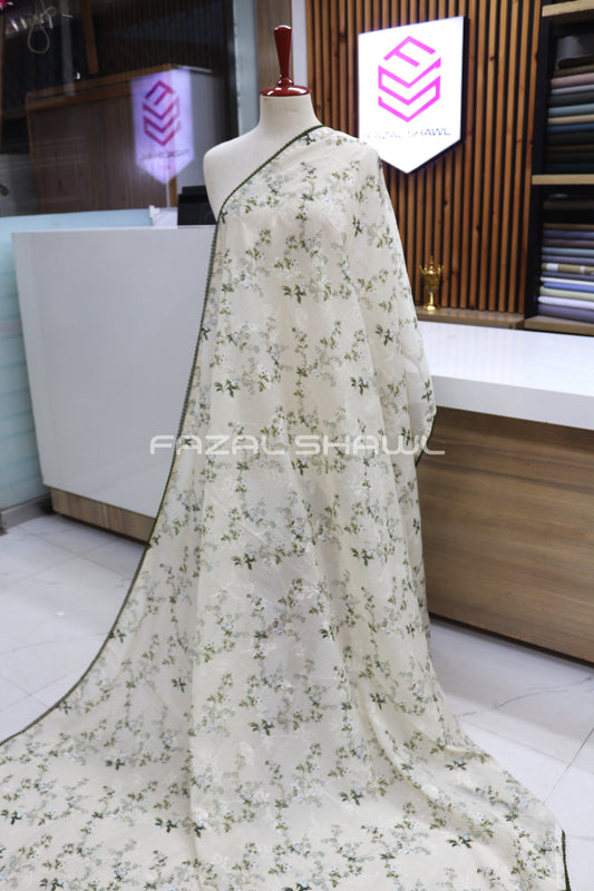 SILK LAWN  EMBROIDEY